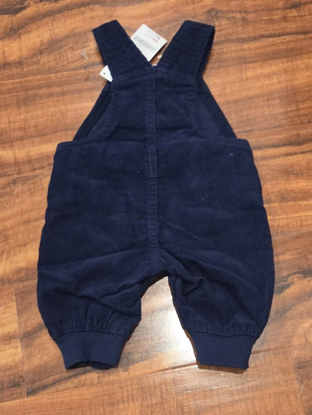 Gymboree NWT 0-3 Months Navy Corduroy Overalls, Moose Bodysuit and Socks (2)
